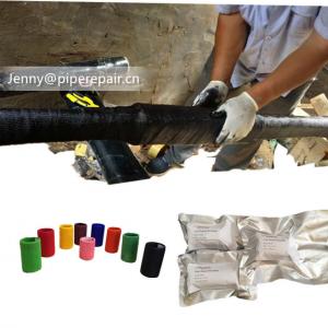 Best 4inch 4.6m Black Structural Strengthening Material Sheath Repair Armor cast wholesale