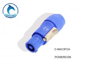 Best Blue NAC3FCA Powercon Connector 20A Cable Connector Power Adapter For LED Display wholesale