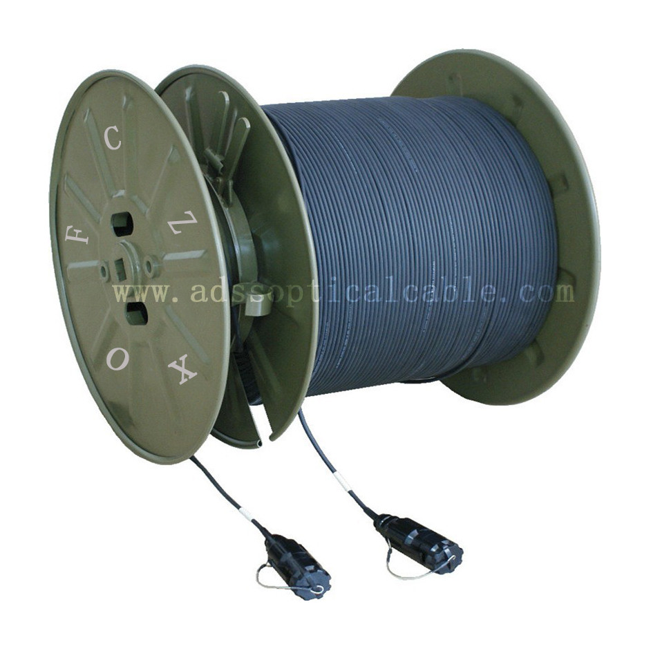 Best Military Telecommunications GJFJU Armored OFNR Fiber Optic Cable wholesale