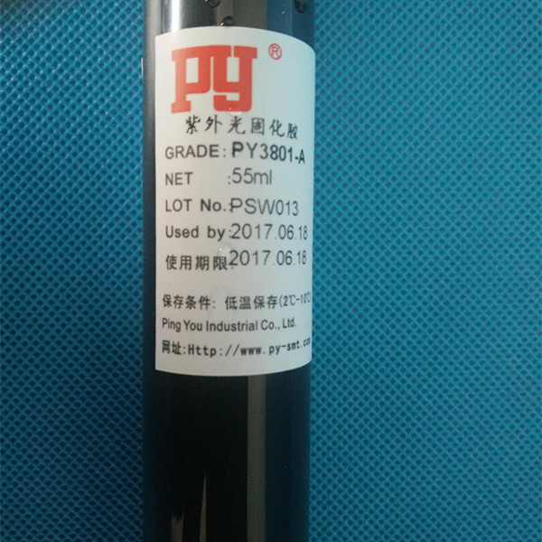 Best Black Color 50CC UV Cured Glue , Waterproof Glue For Glass Clean / Dry wholesale