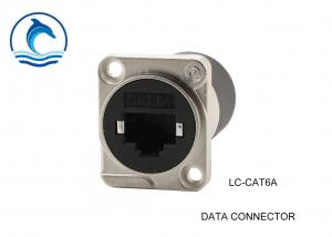 Best Amplifier Universal Data Connector D Flang Panel Mount LC-CAT6A Zinc Alloy Body wholesale