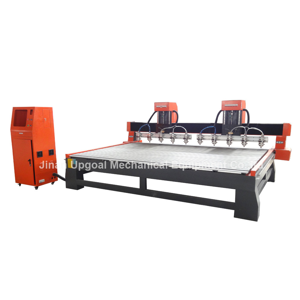 Best 10 Heads 10 Spindles Furniture CNC Engraving Cutting Machine 2500*2200mm wholesale