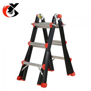 Best Multi Position Telescoping Aluminium Alloy Ladder 150KG Capacity wholesale