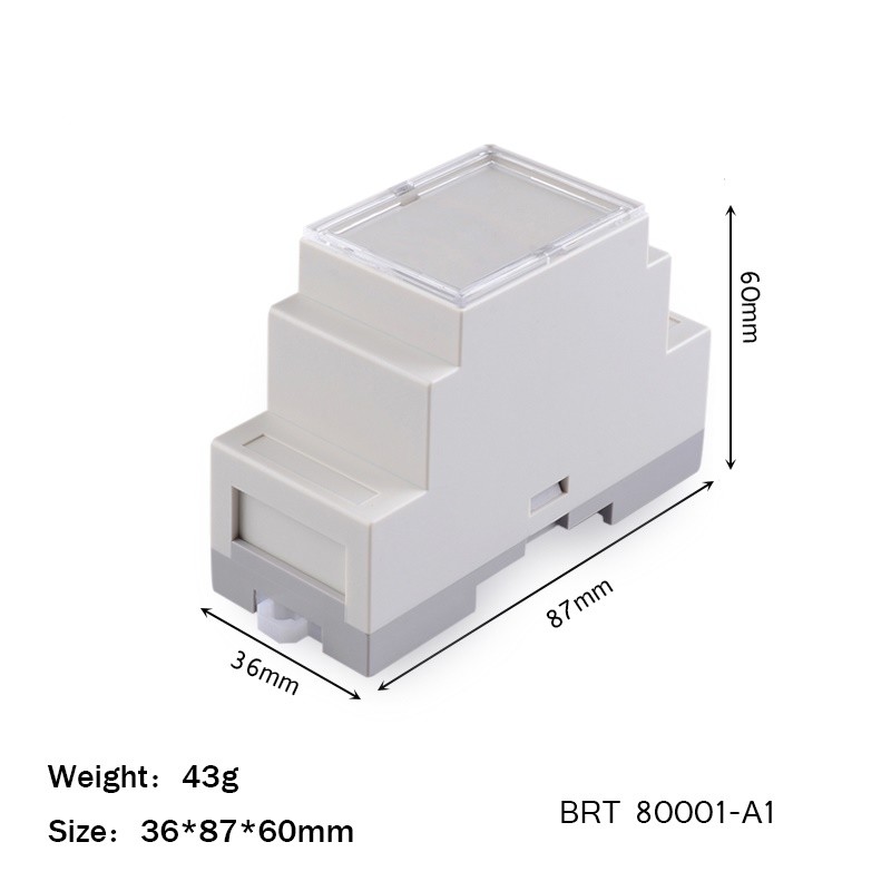 Best Electronic Project Box Din Rail Enclosure 36*87*60mm For Industry Control Enclosure wholesale