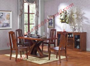 Best Luxury Design for Solid Wooden Furniture Dining Room Set wholesale