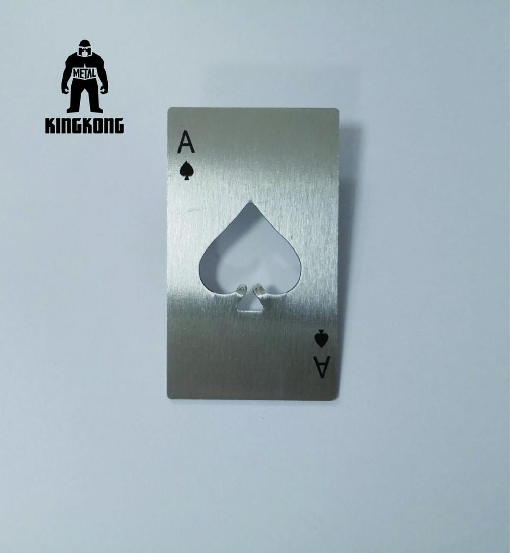 Advertising Metal Credit Card Sized Bottle Opener  Eco-Friendly  Stocked