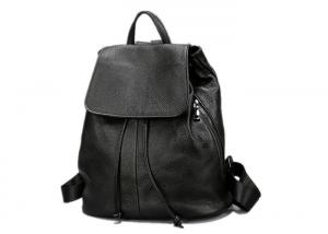 Best Durable Large Space Black Color Womens Backpack Bags With Drawstring Closure wholesale