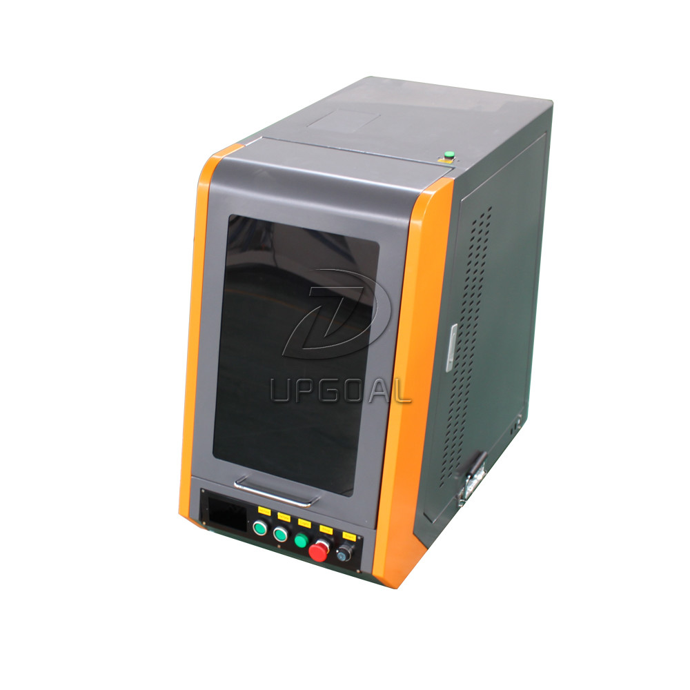 Best Closed Type 20W 110*1100mm Fiber Laser Marking Machine for Metal wholesale