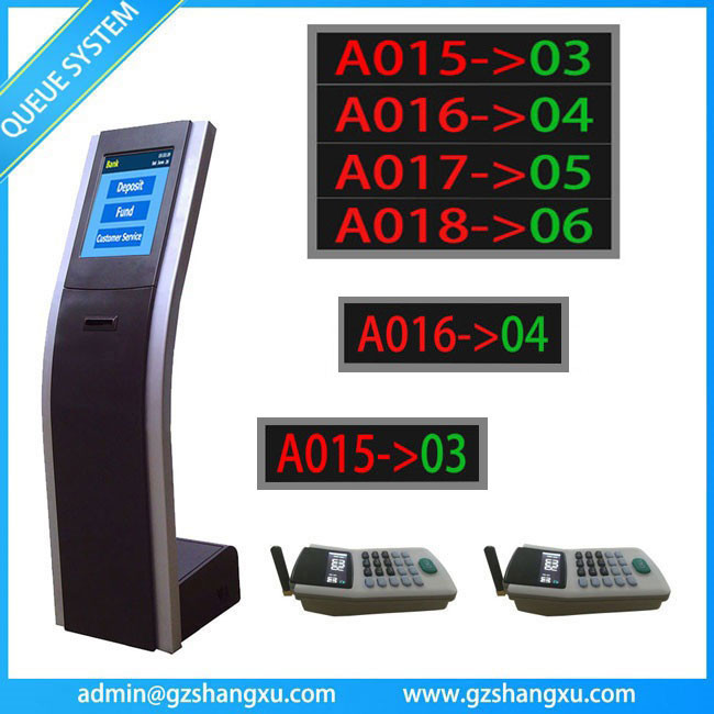 China Electronic Bank/Hospital/Clinic Customer Service Center Queue Ticket Dispenser Machine,Queuing System on sale