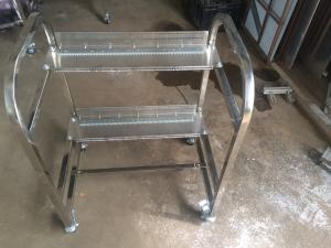 Best Stainless Steel SMT Feeder Storage Cart For JUKI Pick And Place Equipment wholesale