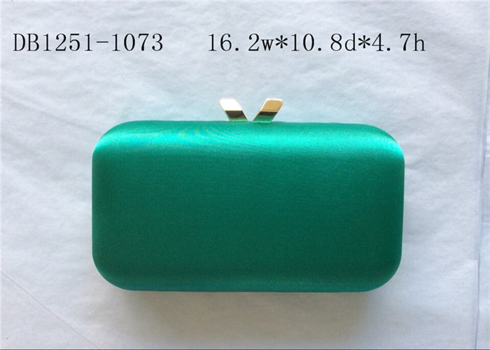 Best Rectangle Shape Satin Clutch Bag Multi Color And Magnet Closure wholesale