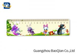 Best Kids Stationery Gifts 3D Custom Plastic Rulers , Lenticular Image Printing Beautiful Figure wholesale