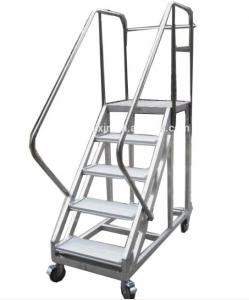Best Durable Folding Aluminum Platform Ladder Aerial Work Used For Truck wholesale