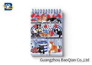 Best Spiral Binding 3D Lenticular Personalised Stationery Notebooks Cartoon Pet Hardcover wholesale