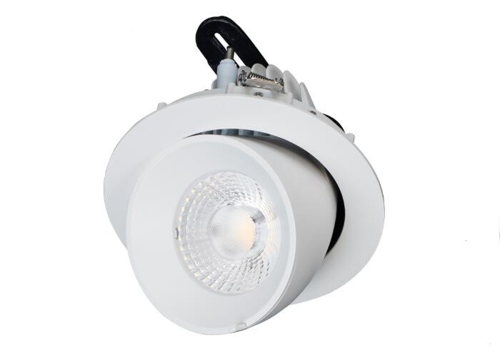 Best 25W 35W 50W 60 Degree Adjustable LED Down Light Rotational Gimbal Aluminum Warm White wholesale