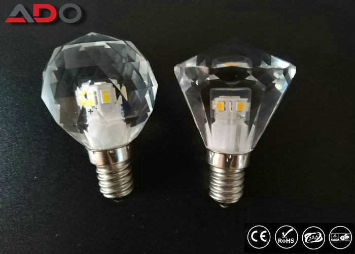 Best 450lm Dimming Led Candle Lights , 4.3w 2700k Light Bulb Crystal E12 Base wholesale