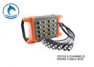 Best 8 Channel Snake Cable Box XLR Stage Snake Cable Reel Box Matte PVC Overall Outer Jacket wholesale