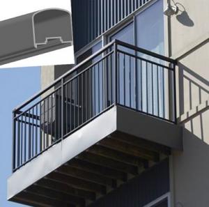 Best Outdoor Aluminum Hand Railings For stairs , exterior hand railings wholesale