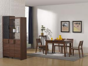 Best 2016 Nordic Design Small Dining room furniture by Enlargeable Tables with Chairs and Wine Cabinet wholesale