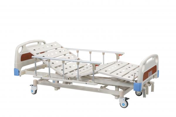 Cheap Crank Drive Hospital Bed Manual , Three Function Medical Adjustable Bed for sale