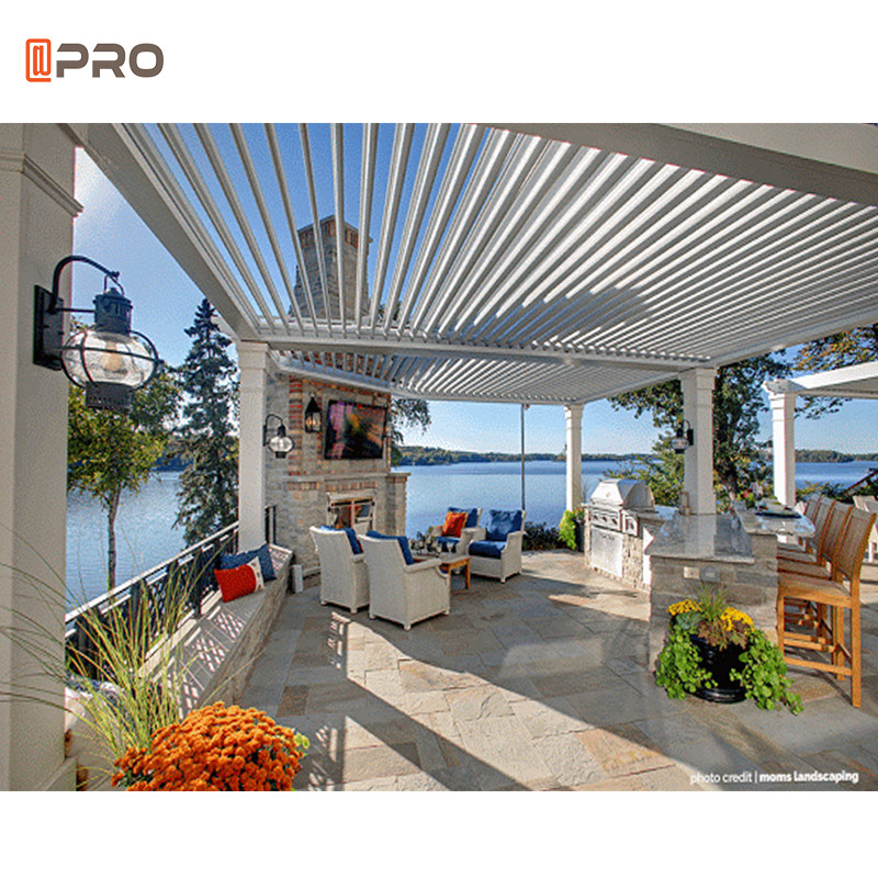 Best 3x6m Modern Aluminum Pergola Backyard Patio Louvered Roof wholesale
