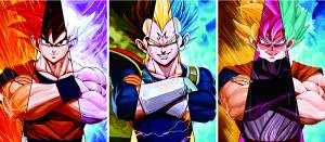 Best 30*40cm 3D Anime Poster / 3D Dragon Ball Poster With Flip Change Effect wholesale