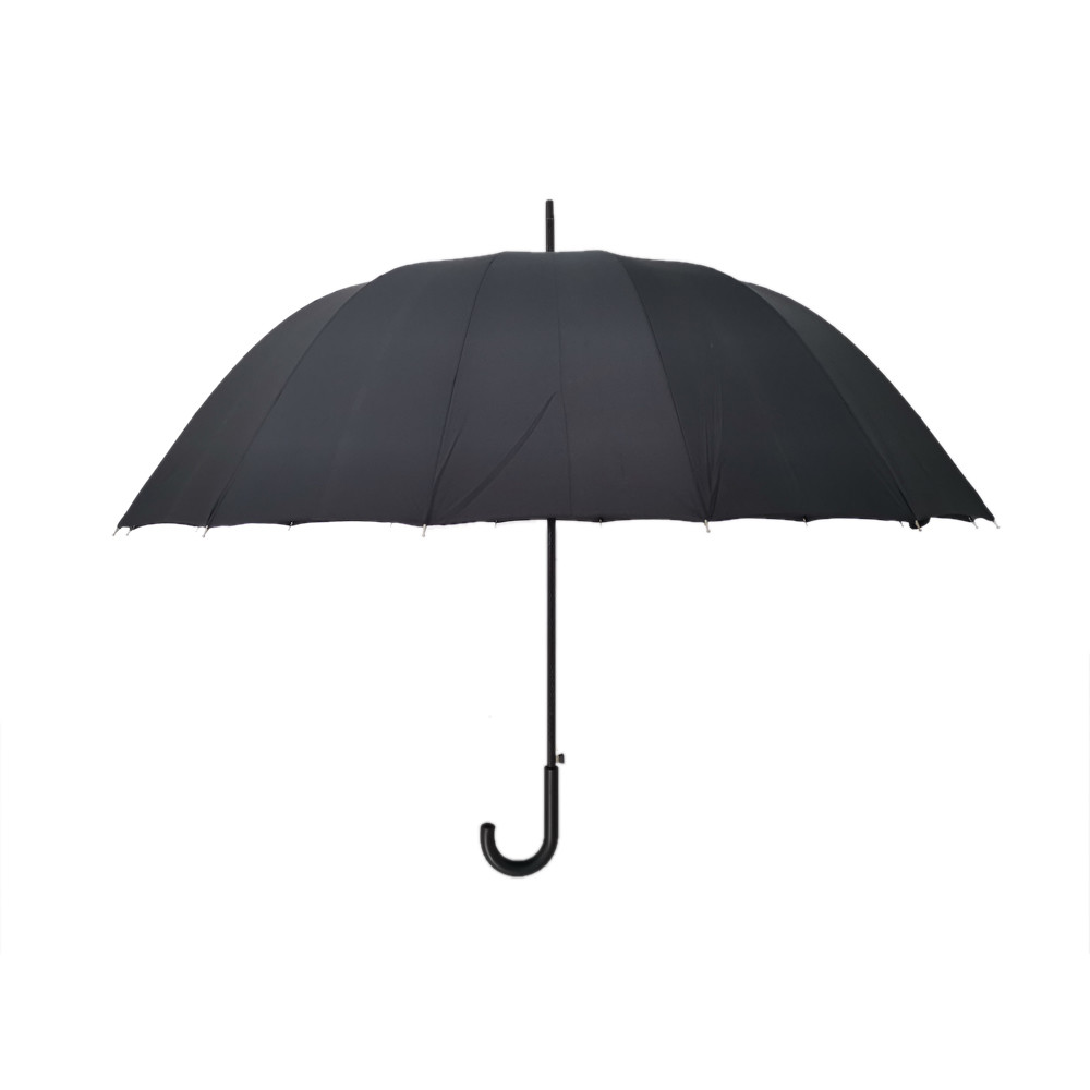 30 Inch Strong Umbrella Wind Resistant With Fiberglass Frame And Crook Handle