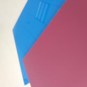 Best Surface Protection Aluminium Panel Sheet , Aluminum ACP Sheet Red Blue Coating wholesale