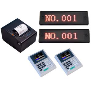 China Easy operation wireless queue management system for hospital with  ticket dispense and led display on sale