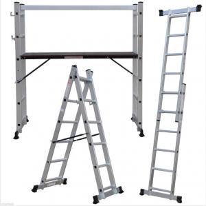 Best 2X6 Step Scaffolding Step Ladder , Aluminium Folding Ladder Multi Use wholesale