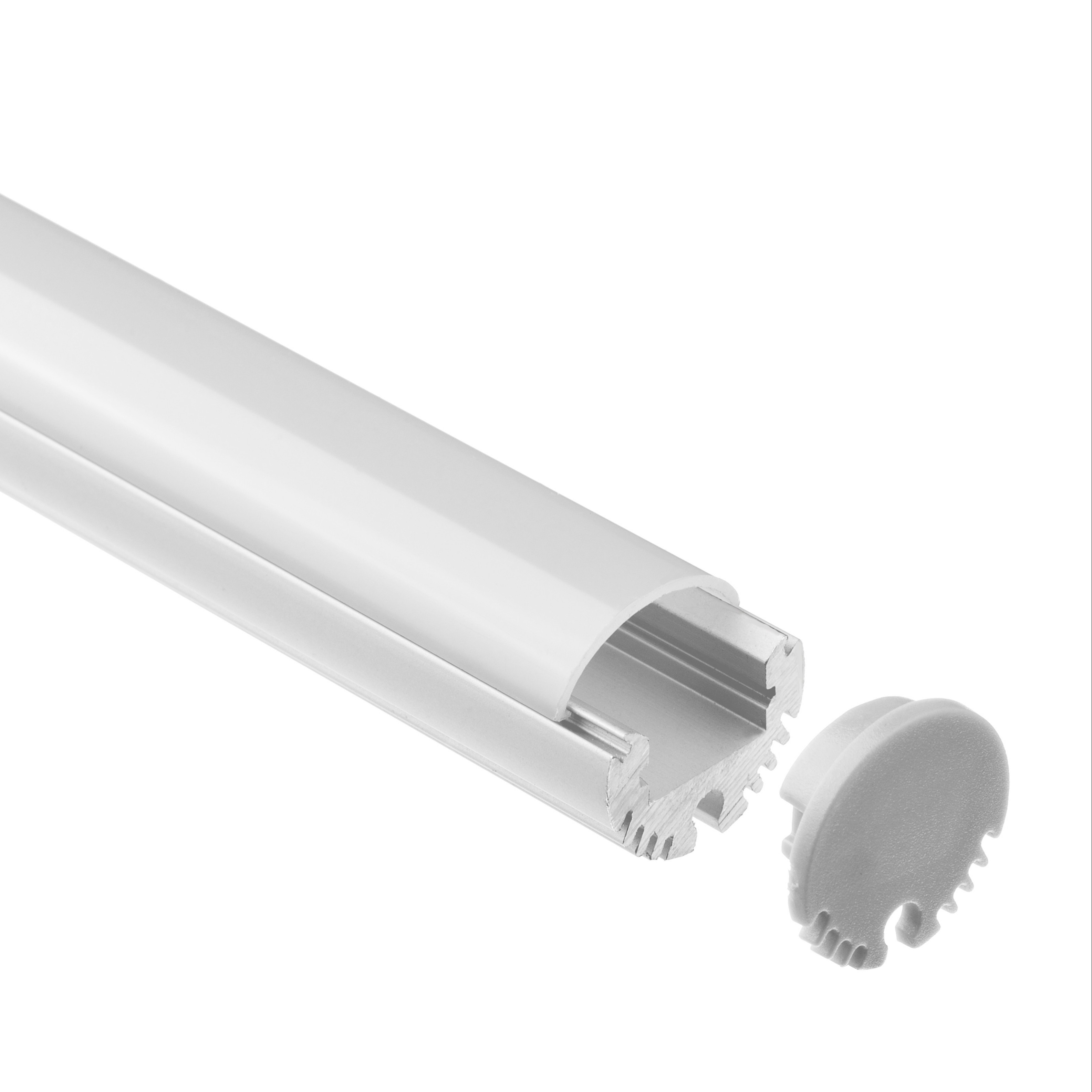 Best Aluminium Suspended LED Profile Heat Dissipation Round LED Extrusion Anodized wholesale
