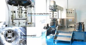 Best Double Jacketed Heating Vacuum Mixer Homogenizer Cosmetic Emulsion Equipment wholesale