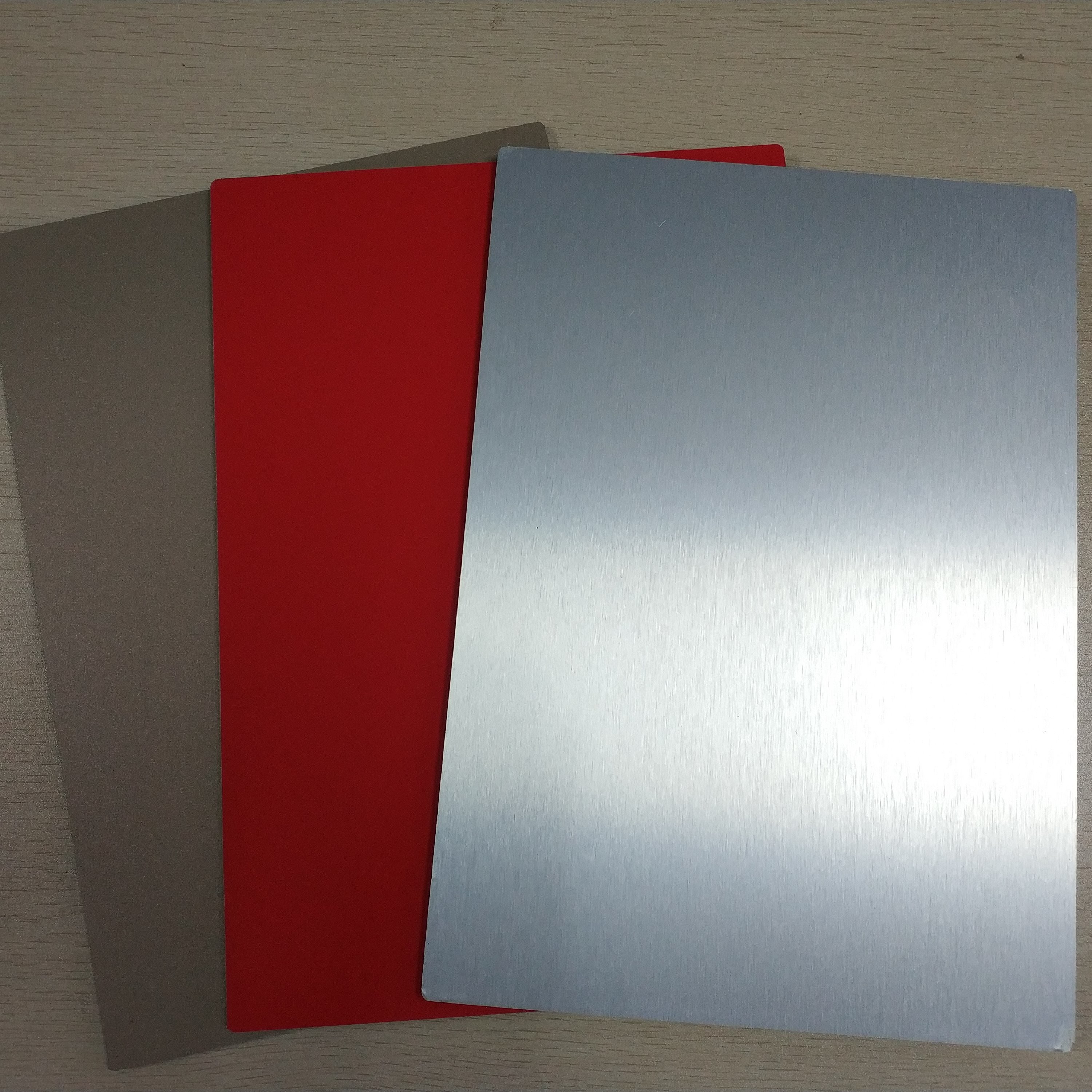 Best Stainless Steel Wall Cladding Moisture Proof Brush Texture Composite Panel wholesale