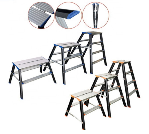 Best Portable Aluminum Folding Step Stool , 2x2 Aluminum Household Ladder wholesale