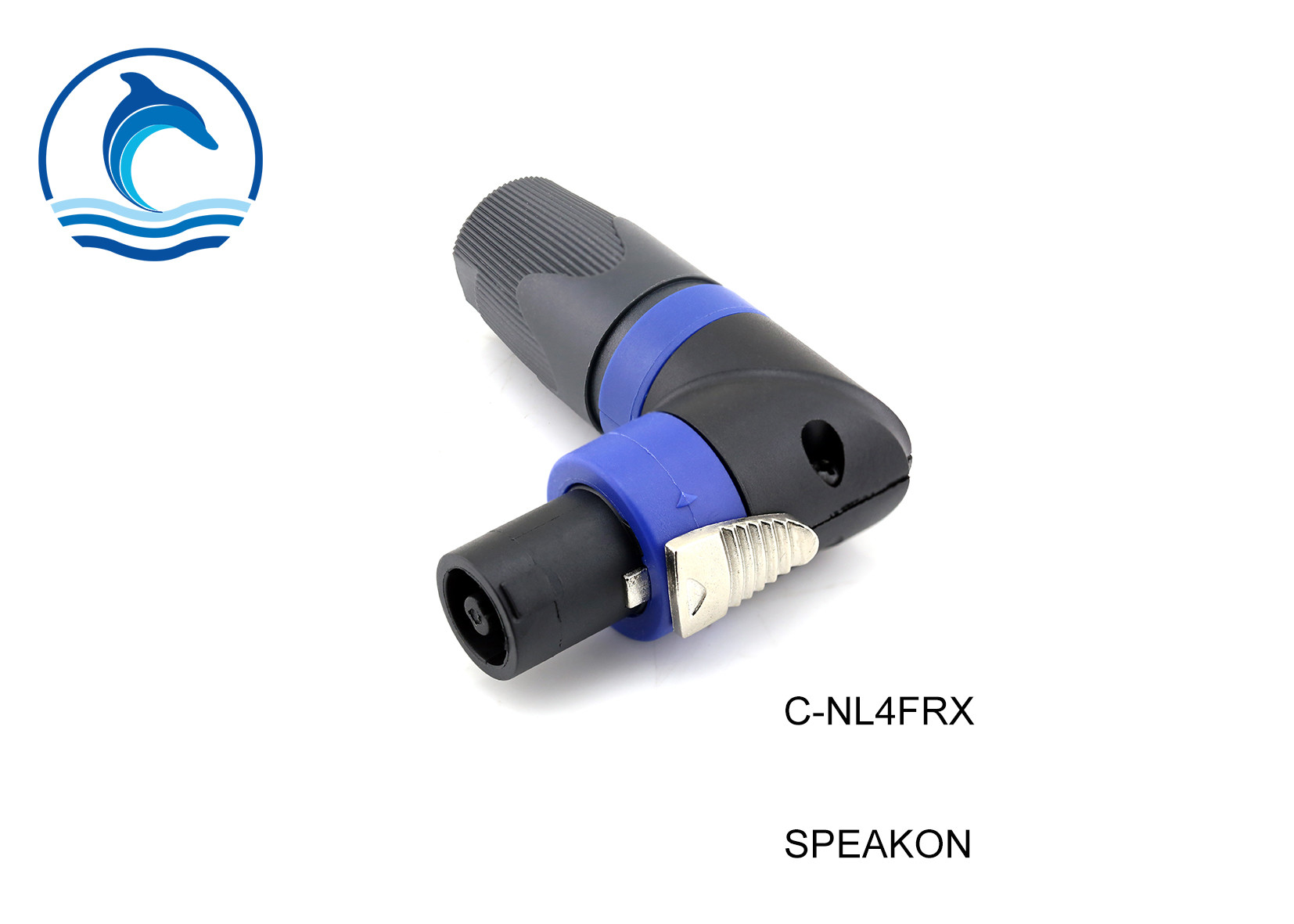 Best 4 Pin C-NL4FRX Male Speakon Cable Connector , Right Angle Speakon Plug Connector wholesale
