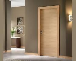 Best Simple Plywood Flush Panel Wooden MDF Interior Doors For Hotel Break Resistance wholesale