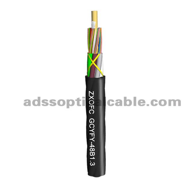 Best 4*12 SM Gel Free Cable , MicroDuct Air Blowing G652d Fiber Optic Cable HDPE wholesale