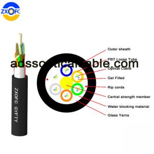 Best Aerial Duct Non Metallic Fiber Optic Cable GYFTY 48 Core Crush Resistance wholesale