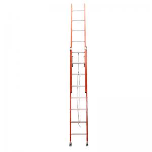 Best Lightweight 16 Tread Fiberglass Step Ladder OEM Accepted Corrosion Resistance wholesale