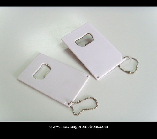China New design fashion promotional aluminum alloy credit card bottle opener on sale