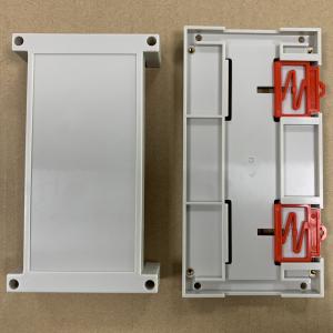 Best 175*90*40MM Din Rail Plastic Housing Enclosure In Grey And Black Color wholesale