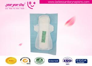 Best Night Use 290mm  Anion Sanitary Napkin , Pure Cotton Disposable Menstrual Pads   Straight Style wholesale