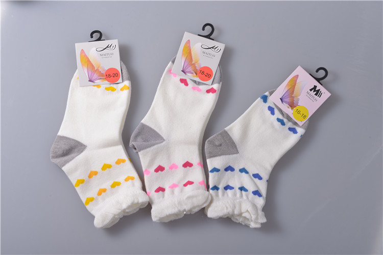 Cheap Slip Resistant 100 Cotton Socks For Toddlers , Keep Warm Cute Baby Socks for sale