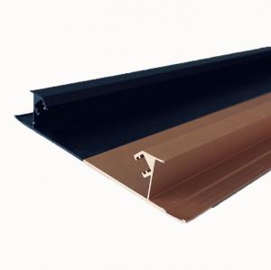 Best 6063 T5 Architectural Aluminium Profiles  Middle Seam Strip Skirting Line wholesale