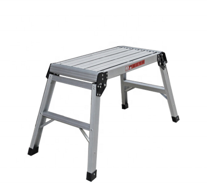 Best 52cm Height Folding Aluminum Platform 225lbs High Load Capacity wholesale