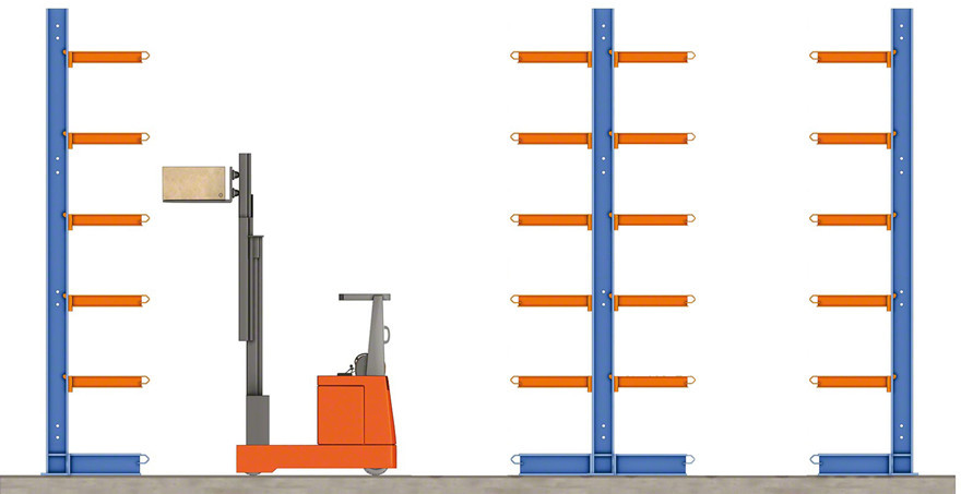 Buy cheap Adjustable Warehouse Steel Cantilever Racking from wholesalers