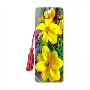 Best Flower Design Souvenir 3D Lenticular Bookmark / 3D Lenticular Printing wholesale
