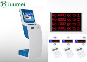China Smart Queue Management Ticket Dispenser Easy Operation With Voice on sale