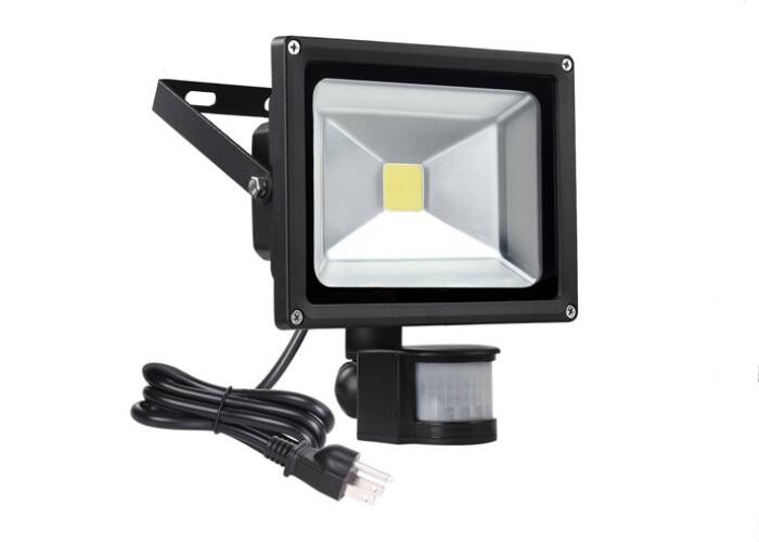 Best 1000LM 10 Watt Waterproof LED Flood Lights PIR Motion Sensor / Outdoor Led Floodlight wholesale