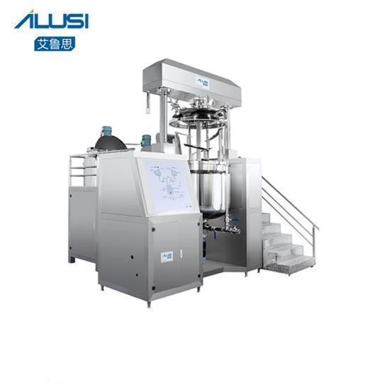 Best Dual Hydraulic Lotion Mixer Machine Automatic Rising Type Pot Cover wholesale